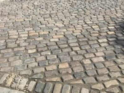 Bristol Paving Contractors Laying Cobblestones in Bristol