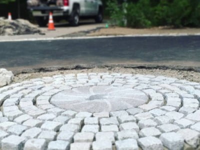 Bristol Paving Contractors Laying Cobblestones in Bristol