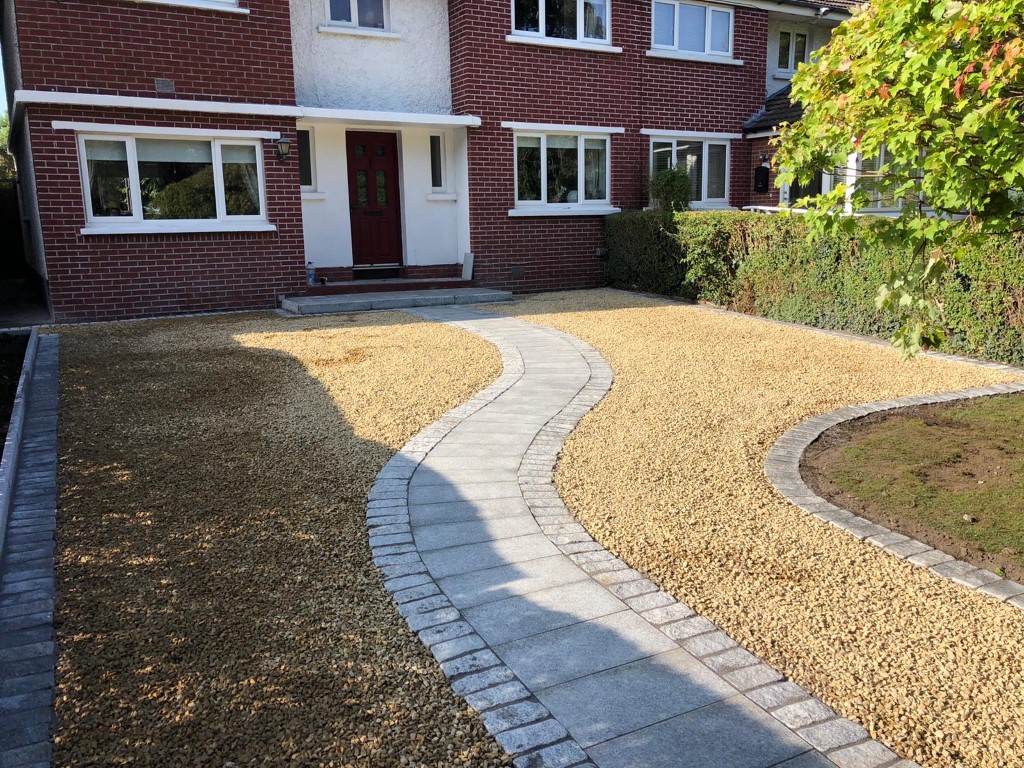 Gold Gravel Driveway Installation in Bristol → Bristol Paving